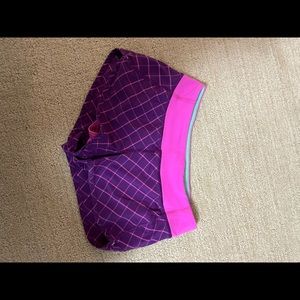Girls size 10 ivivva shorts purple pink